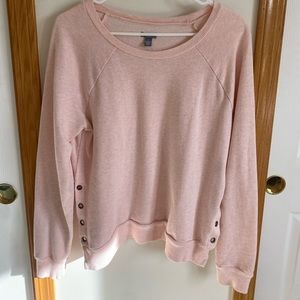 Aerie Baby Pink L crop crew